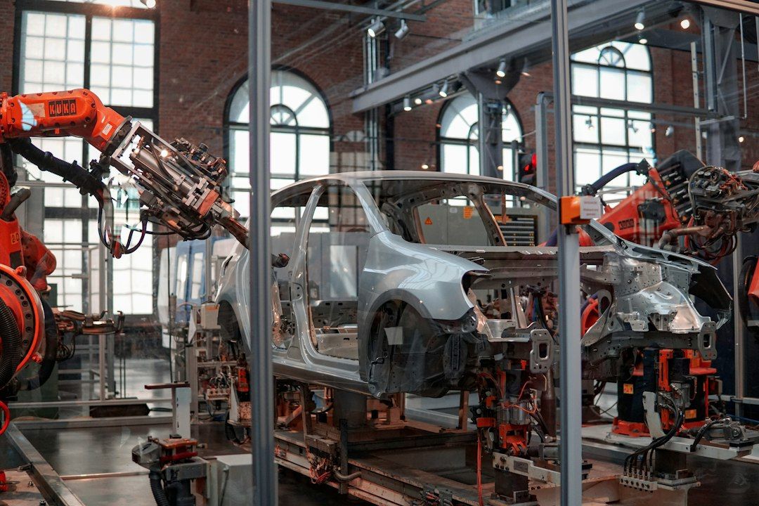 Robotic car body assembly line